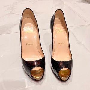 Christian Louboutin Brown Shoes size 37 1/2. Dust Bag included
